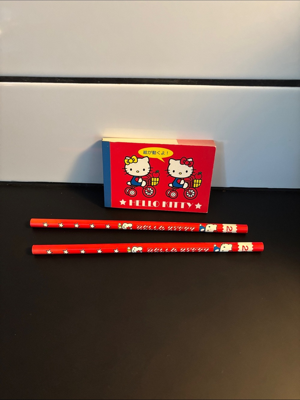 Vintage 70’s Hello Kitty Pencils & Notebook